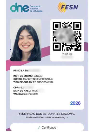 Carteira CIE 2026